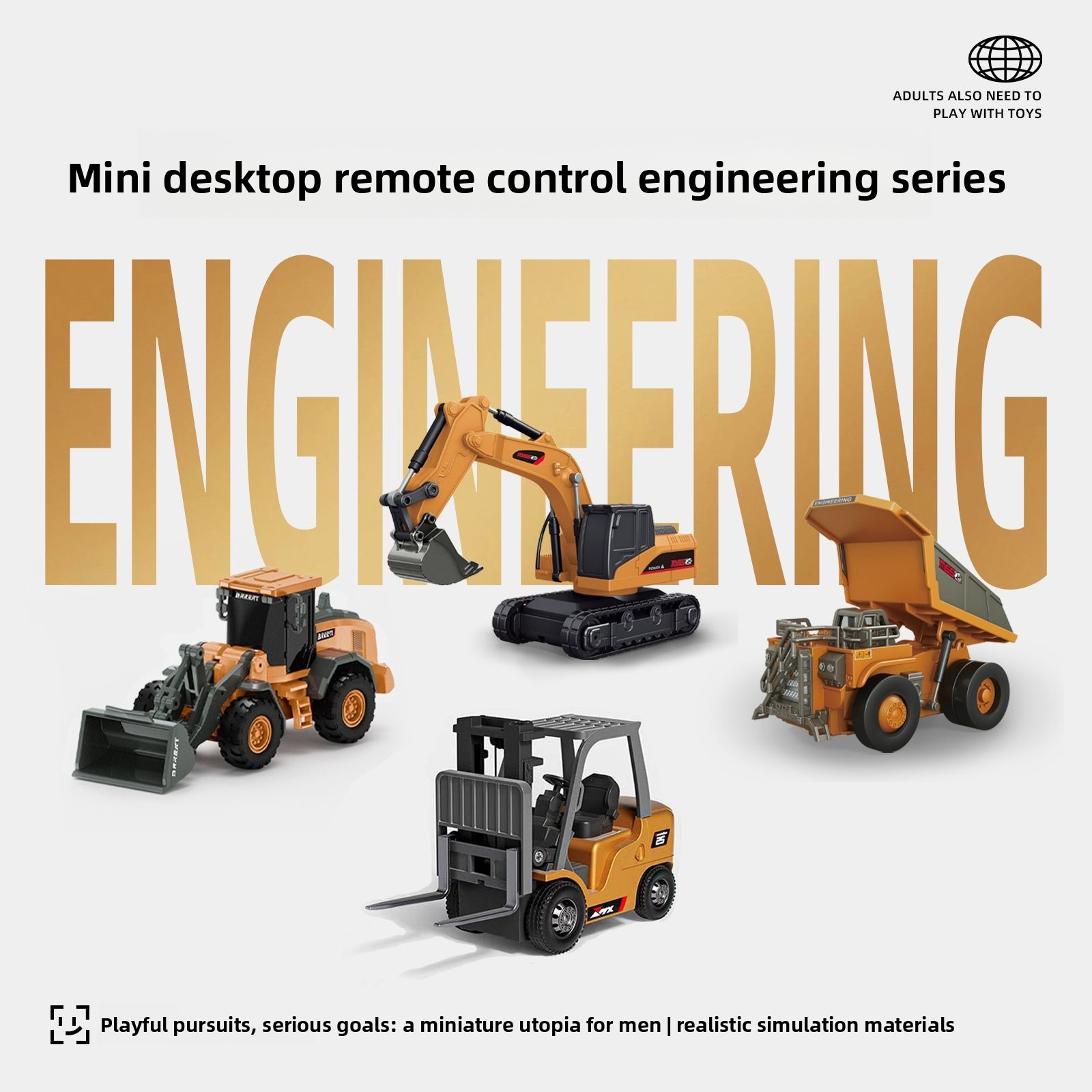 Rc Hobby Dump Truck - Set de Vehículos de Ingeniería RC