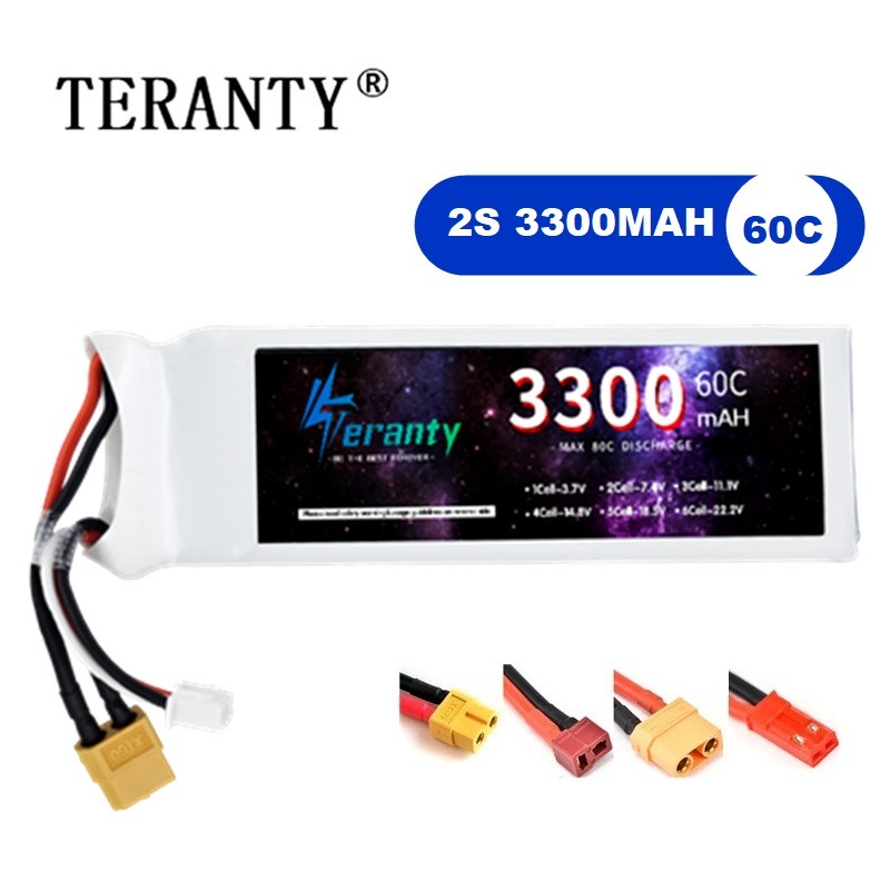 Rc Hobby Model - Batería LiPo 2S 7,4 V 3300mAh
