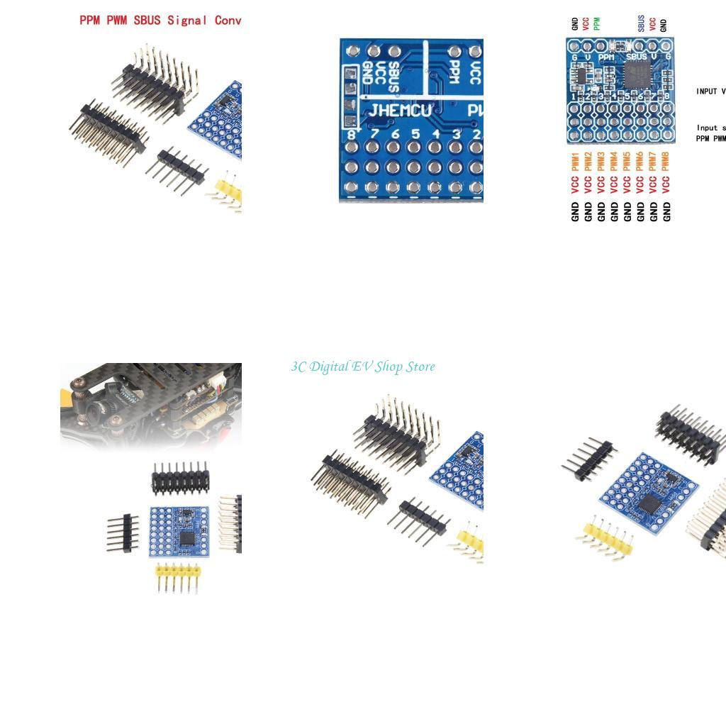 Receiver Sbus 8Ch - E74D 8CH PWM PPM SBUS Señal