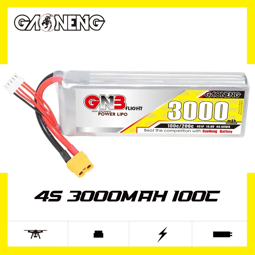 Rc Hobby Model - GAONENG GNB 3000mAh 4S 100C 200C
