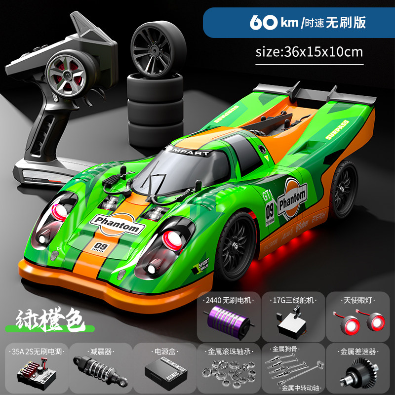 Rc Hobby Grade Drift Car - Coche RC 4x4 sin Escobillas de