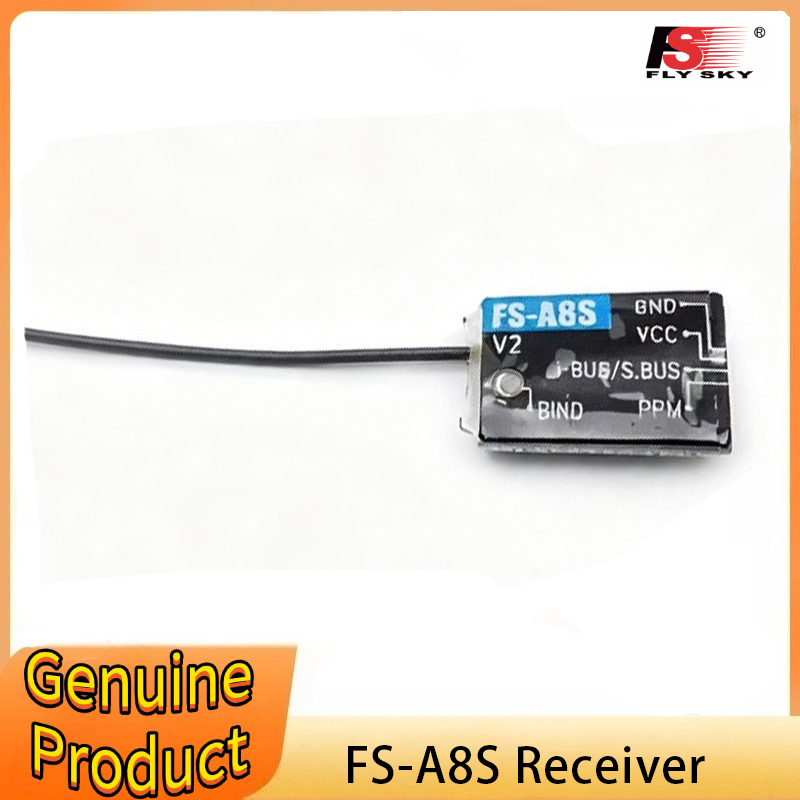 Receiver Sbus 8Ch - Receptor Mini FLYSKY FS-A8S V2 2.4G