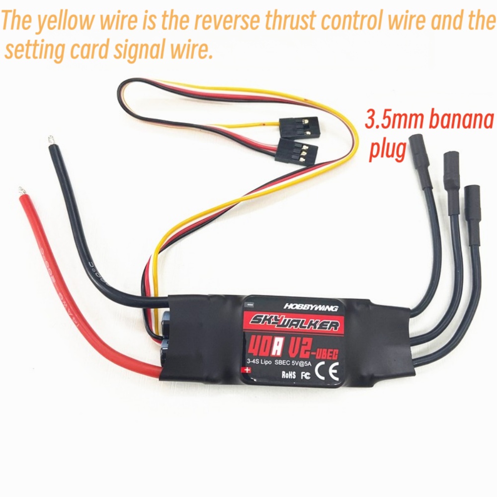Rc Hobby Wing - FATJAY Hobbywing SkyWalker 40A-V2 ESC sin