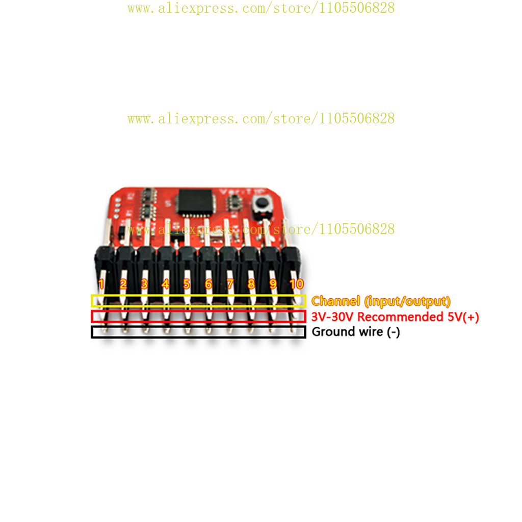 Receiver Sbus 8Ch - Control remoto T1P, receptor de 8