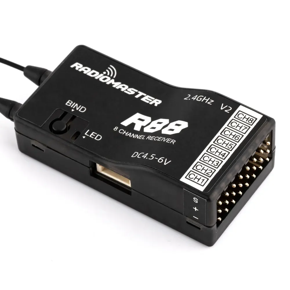 RadioMaster R88 V2.0 Receptor  - Receiver Sbus 8Ch reseña y precio