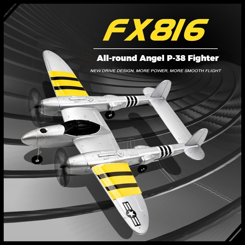 Avión de combate FX816 RC P38, - Rc Glider Foam Wing reseña y precio