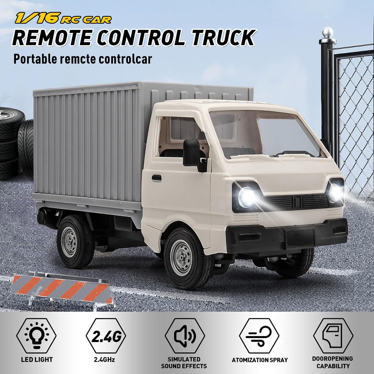 Camioneta RC KF21 1:16 2.4GHZ, - Led Light Kit Rc reseña y precio