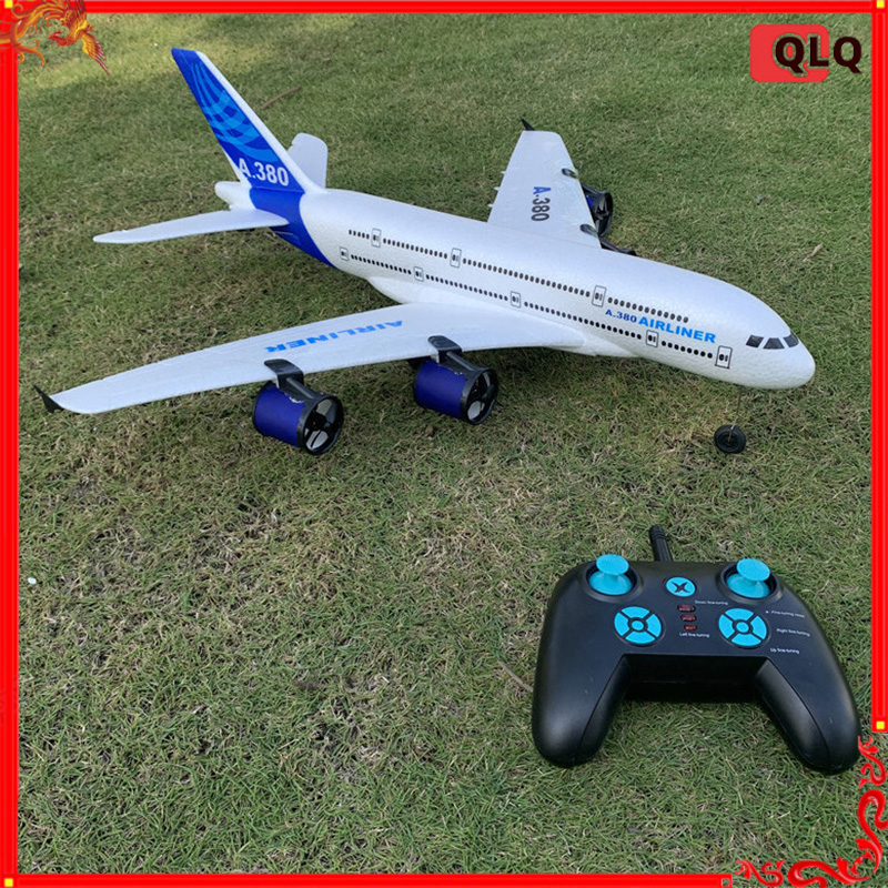 Avión Rc A380 planeador con co - Rc Glider Foam Wing reseña y precio