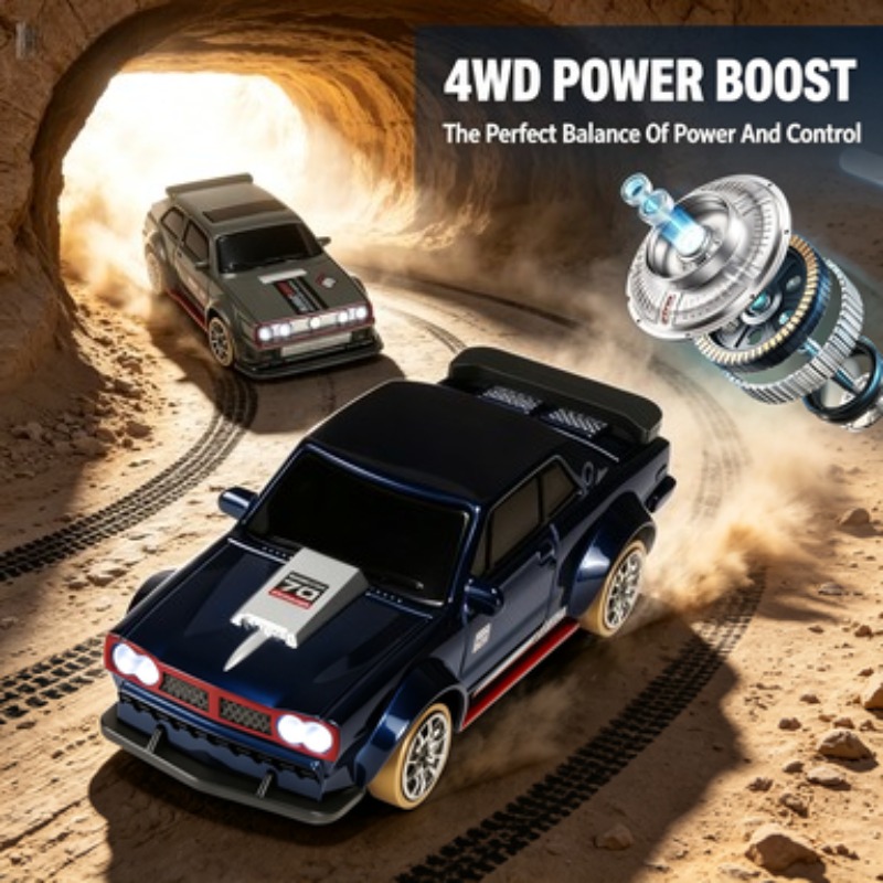 Coche de Derrape RC 4WD 1:63 c - Rc Hobby Grade Drift Car reseña y precio
