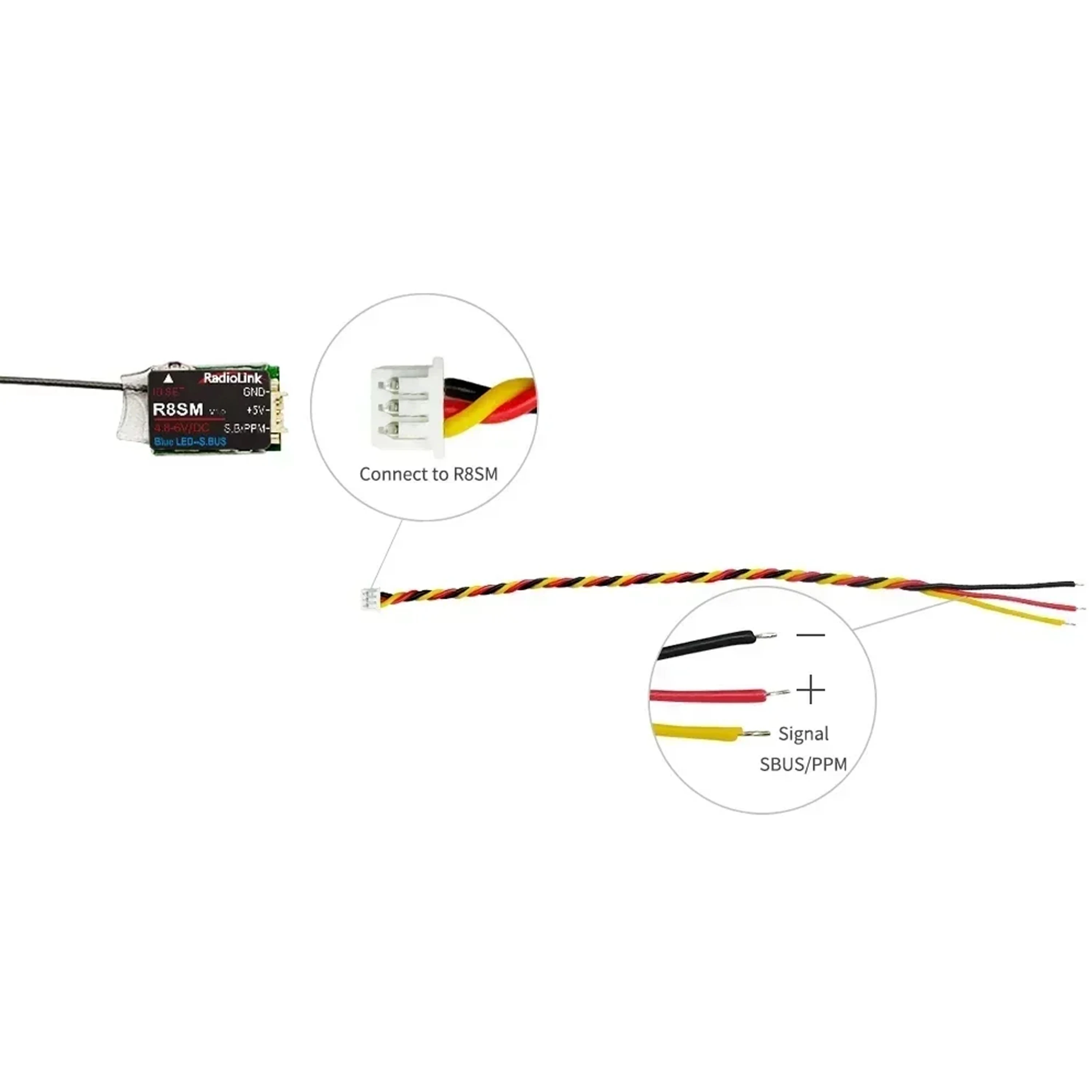 Receptor Mini Radiolink R8SM d - Receiver Sbus 8Ch reseña y precio