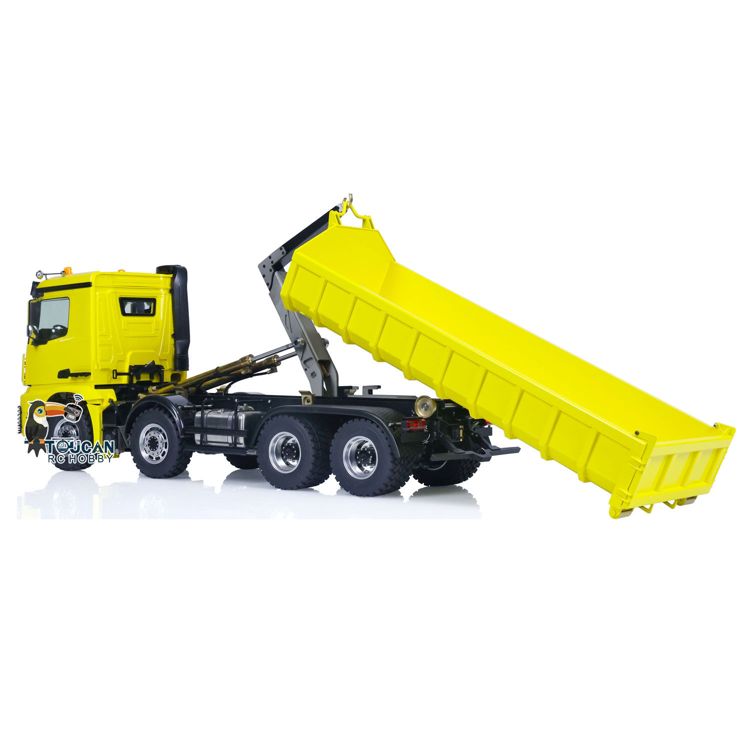 8x8 LESU 1/14 volquete hidrául - Rc Hobby Dump Truck reseña y precio