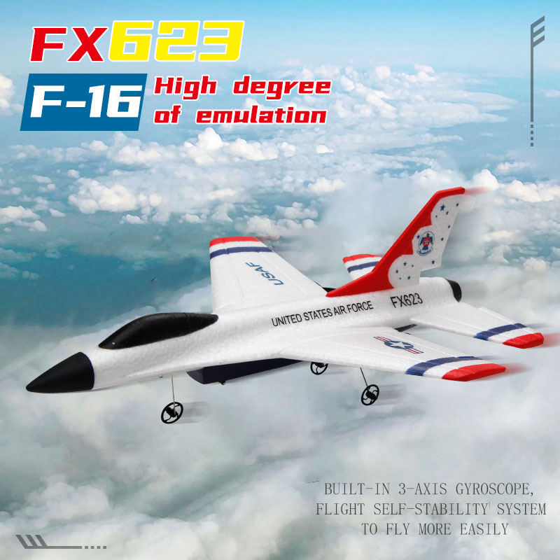Nuevo avión Fx623/F16 RC de do - Rc Glider Foam Wing reseña y precio