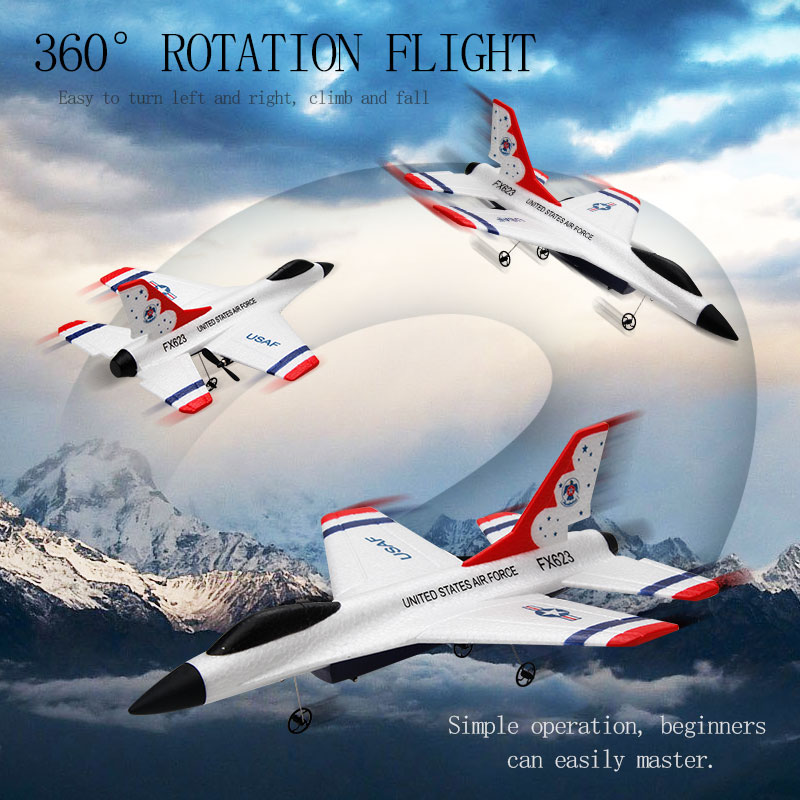 Nuevo avión Fx623/F16 RC de do - Rc Glider Foam Wing reseña y precio