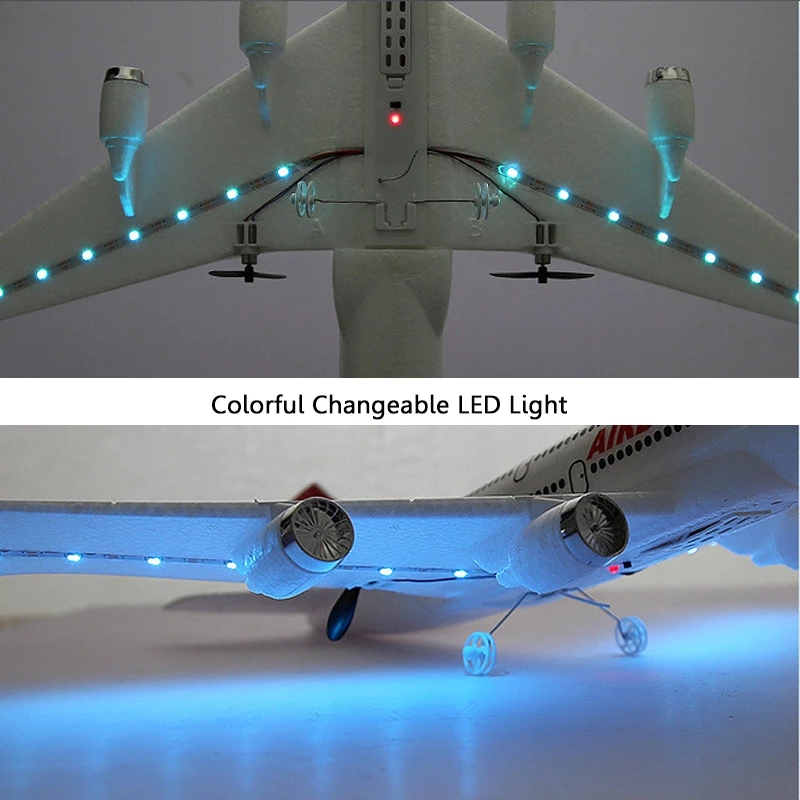 Avión Airbus A380 RC 2,4G ala  - Rc Hobby Wing reseña y precio