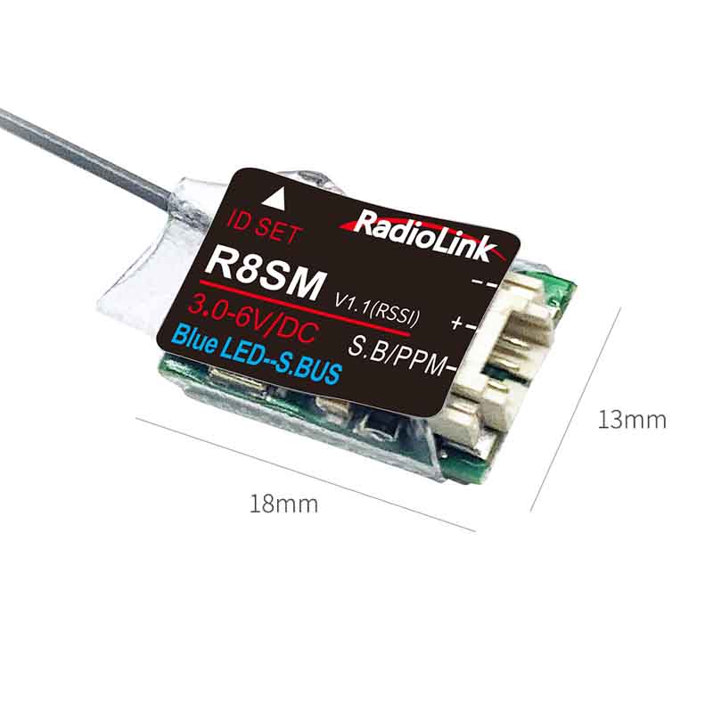 Receptor Radiolink R8SM 8CH 2. - Receiver Sbus 8Ch reseña y precio