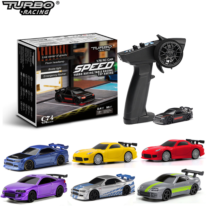 Turbo Racing 1:76 C64 C73 C72  - Rc Hobby Grade Drift Car reseña y precio