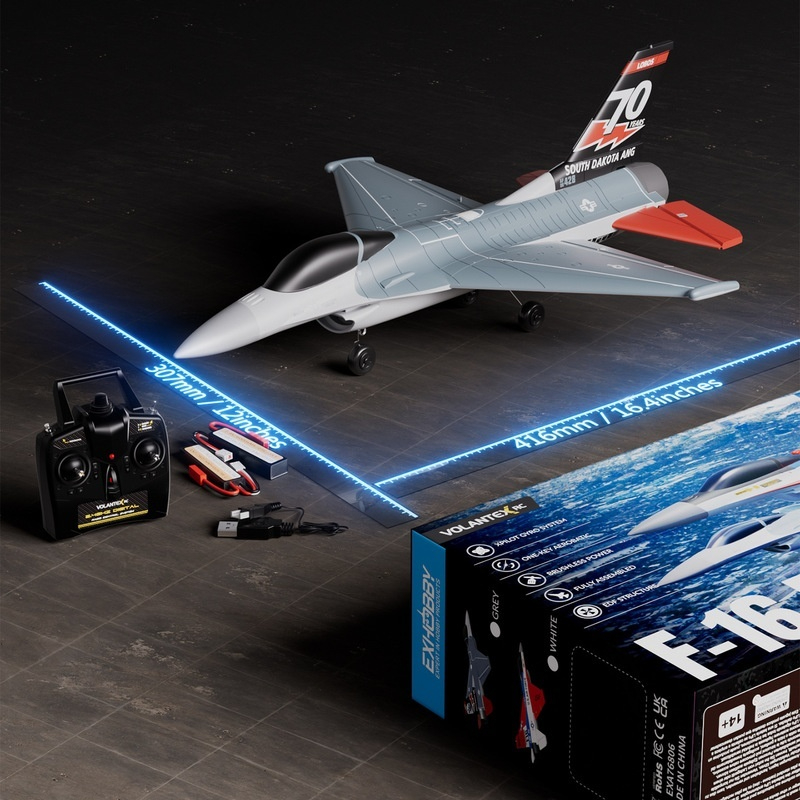 Avión RC Oulance F-16 con Moto - Rc Planes Horizon Hobby reseña y precio