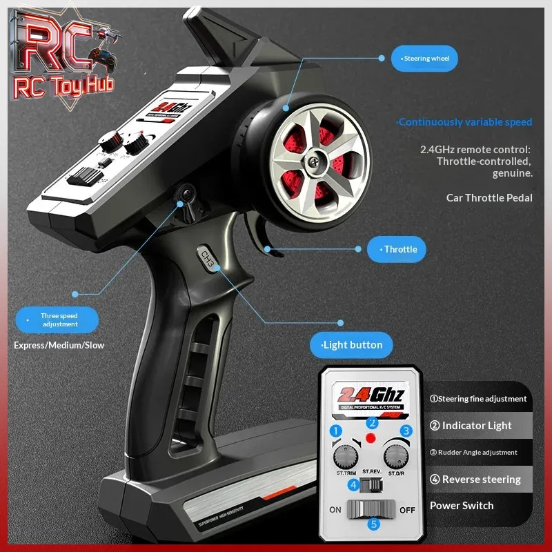 Coche RC 4x4 sin Escobillas de - Rc Hobby Grade Drift Car reseña y precio