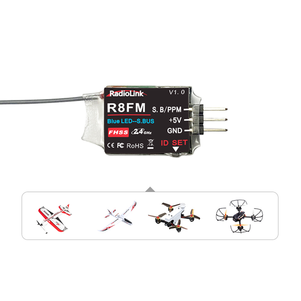 Radiolink 2,4 GHz R8FM 8CH RC  - Receiver Sbus 8Ch reseña y precio