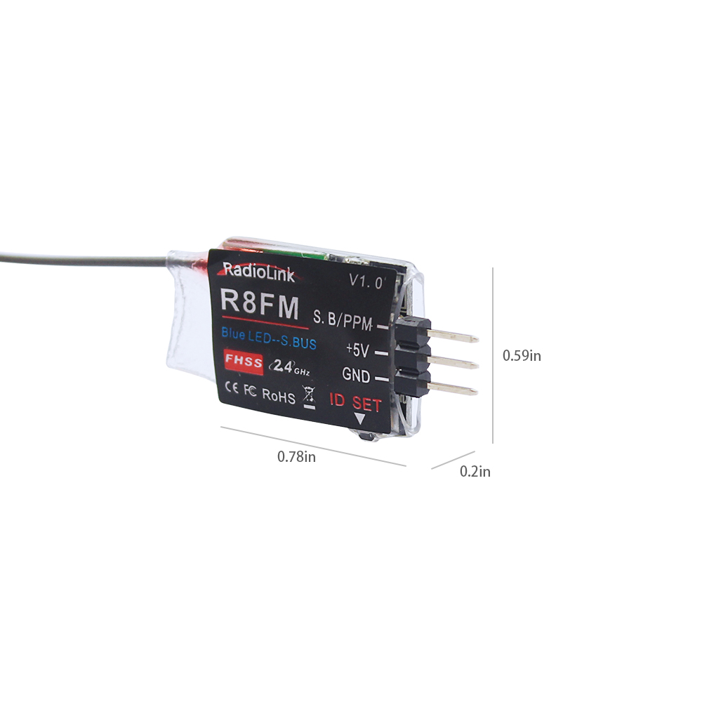 Radiolink 2,4 GHz R8FM 8CH RC  - Receiver Sbus 8Ch reseña y precio