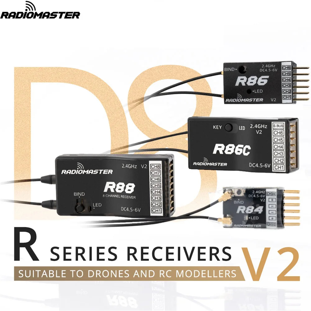 Receptor Radiomaster R81 R84 R - Receiver Sbus 8Ch reseña y precio